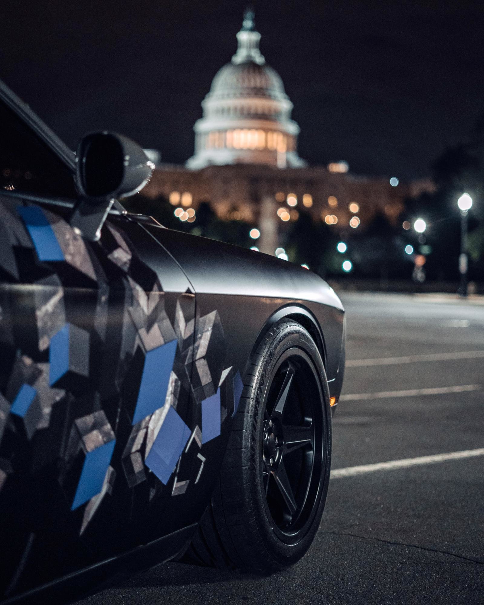 Dodge Challenger Satin Black FR 73