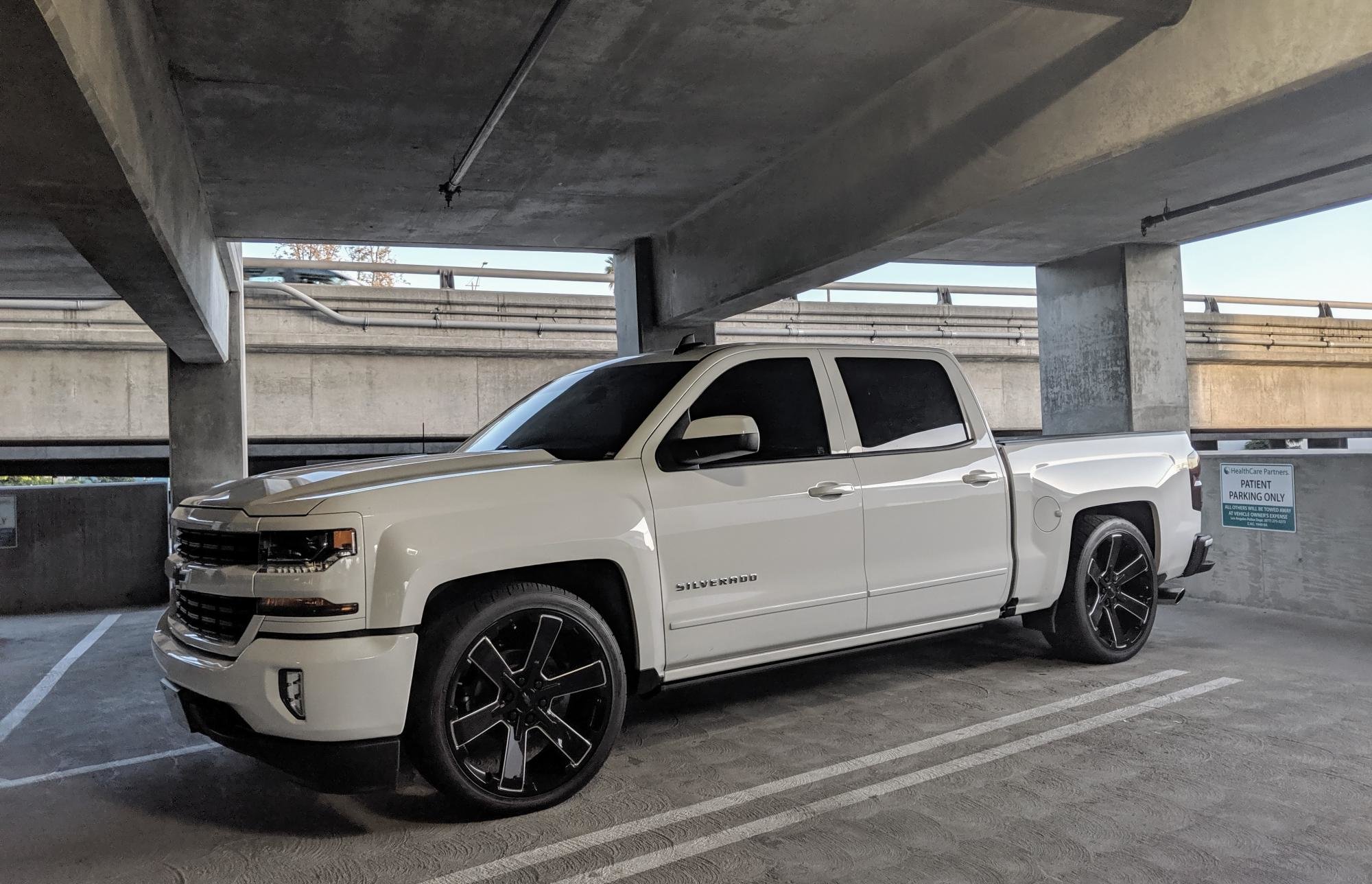 Chevrolet Silverado Black Ball Milled FR 45