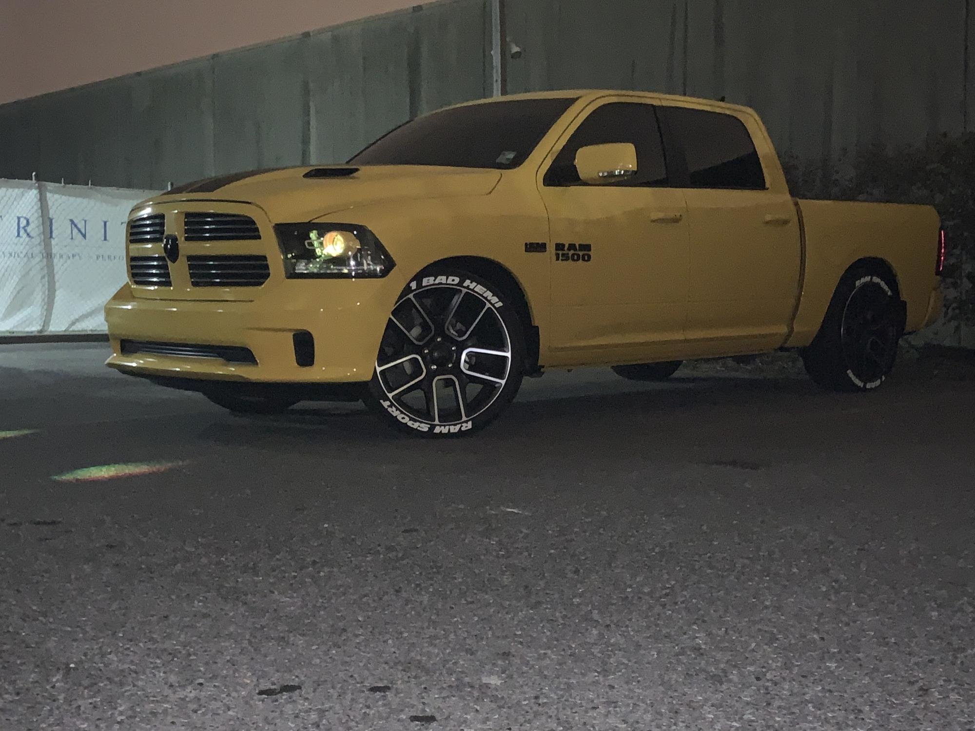 Ram Truck Ram 1500 Satin Black Machine Face FR 76