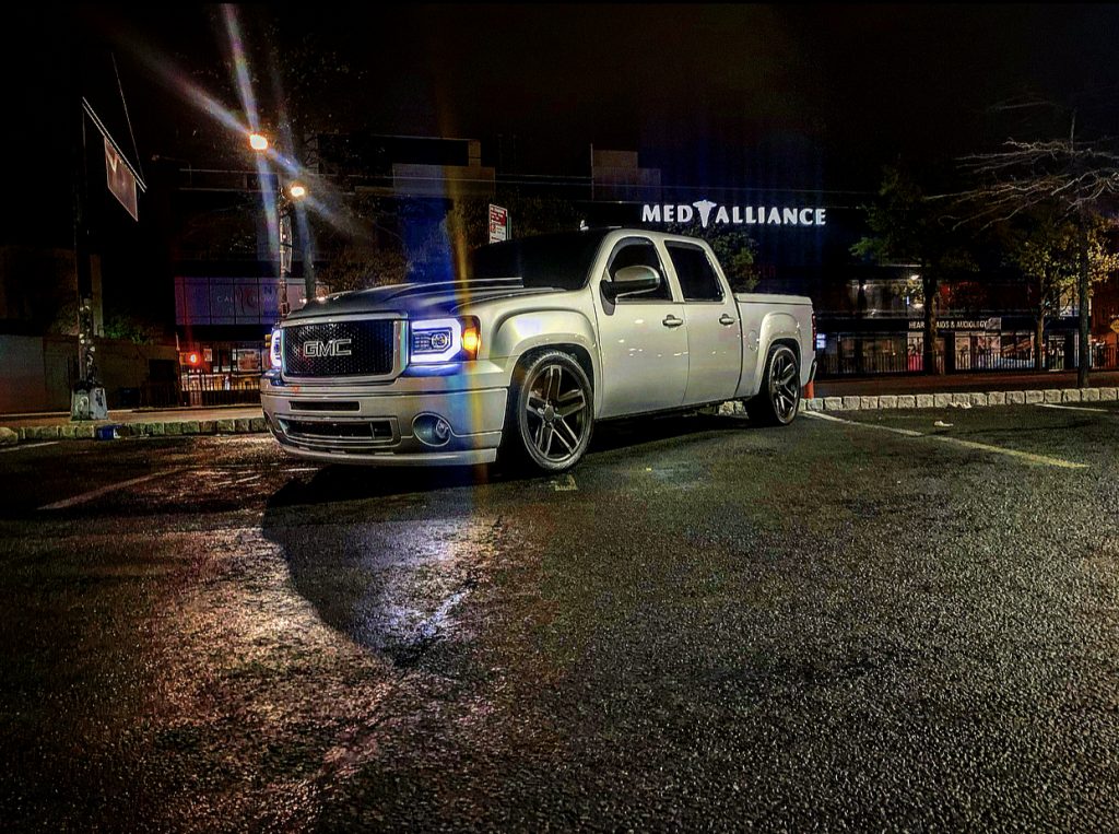 GMC Sierra 20x9 Titanium grey with dark clear FR 94