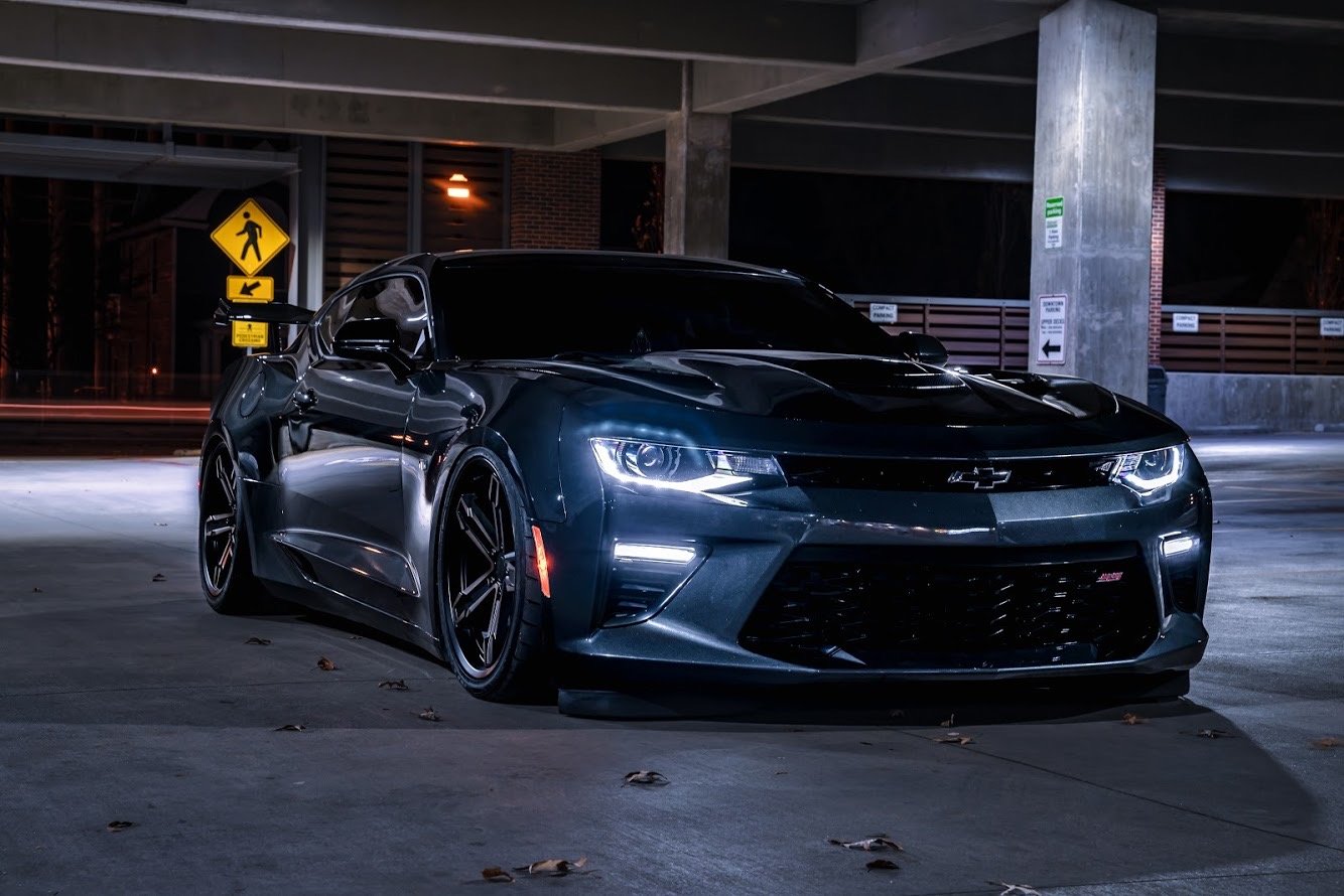 Chevrolet Camaro Black Machine Face Z 10