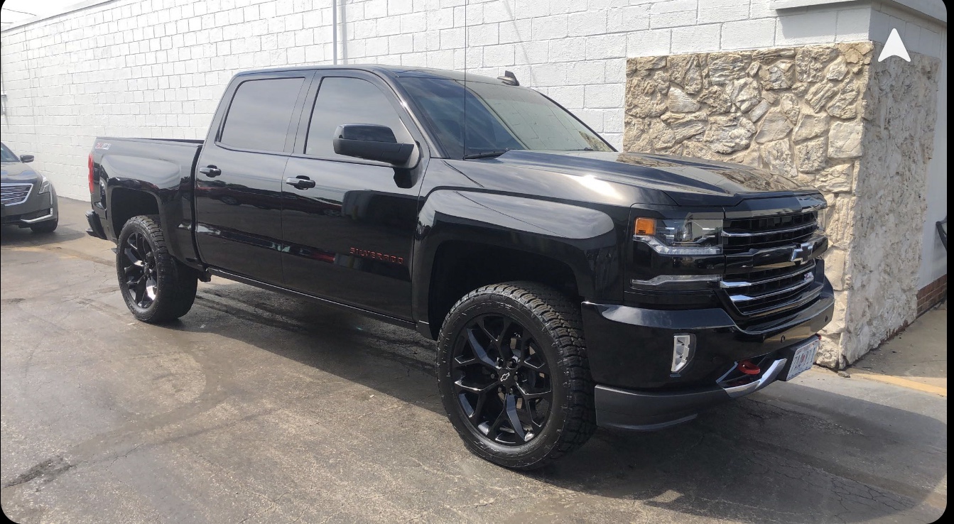 Chevrolet Silverado 22x9 Gloss black FR 59