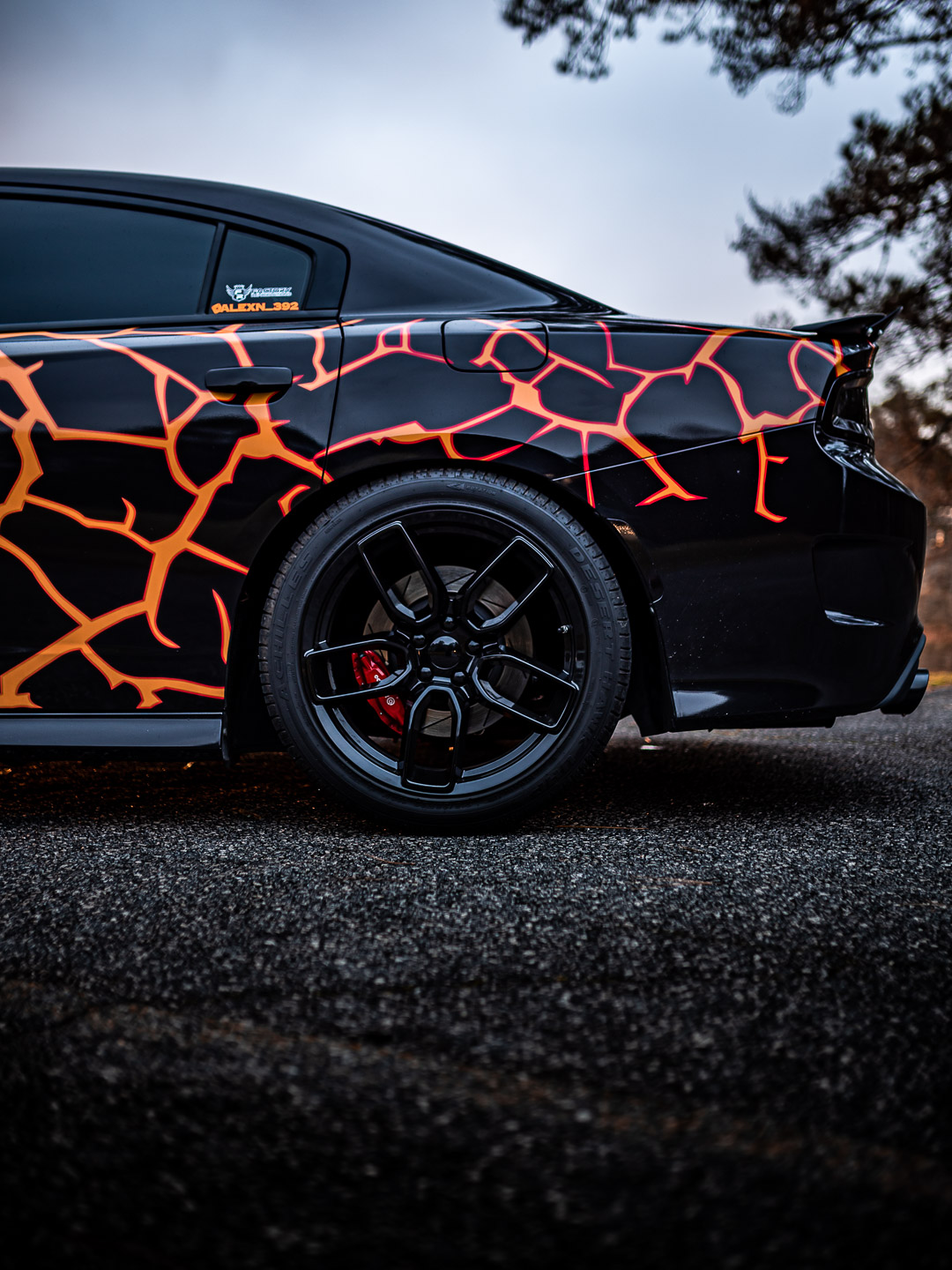 Dodge Charger Gloss Black FR 74