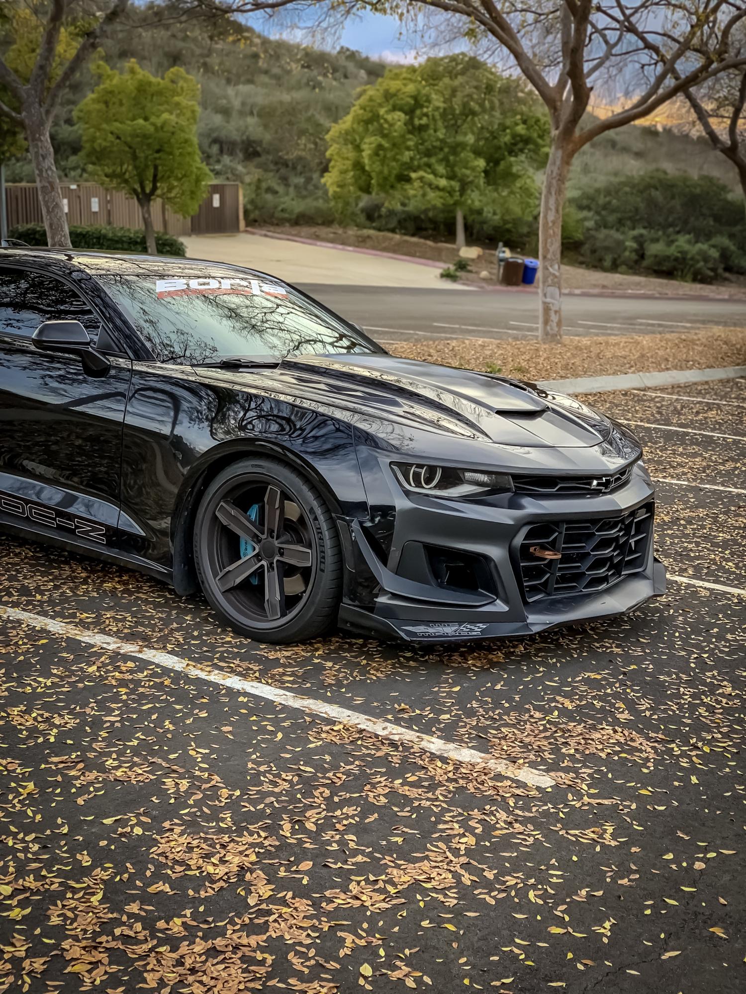 Chevrolet Camaro Satin Black Machine Face Bronze Clear Coat Z 10