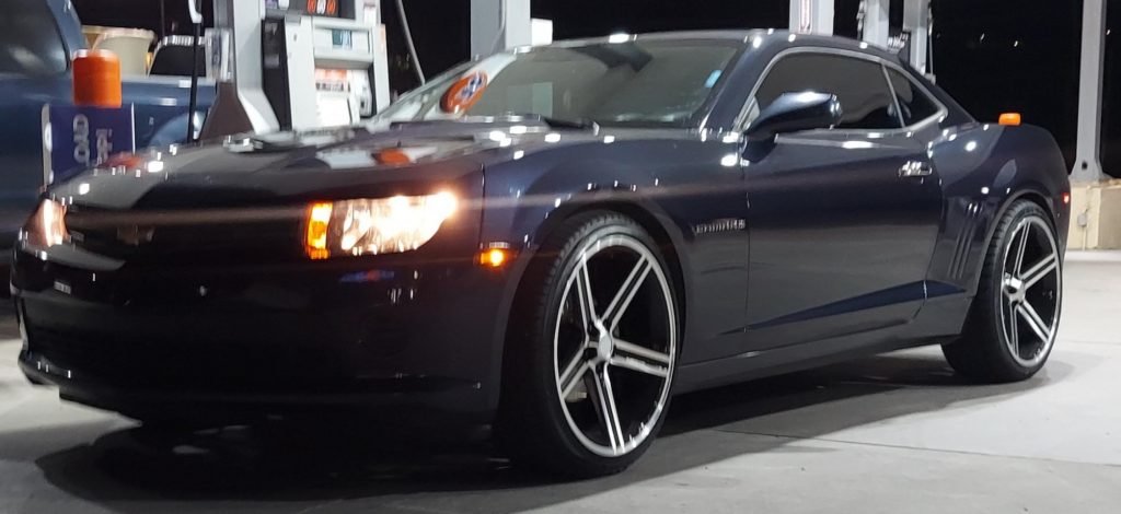 Chevrolet Camaro 22x9 Black/ brushed metal