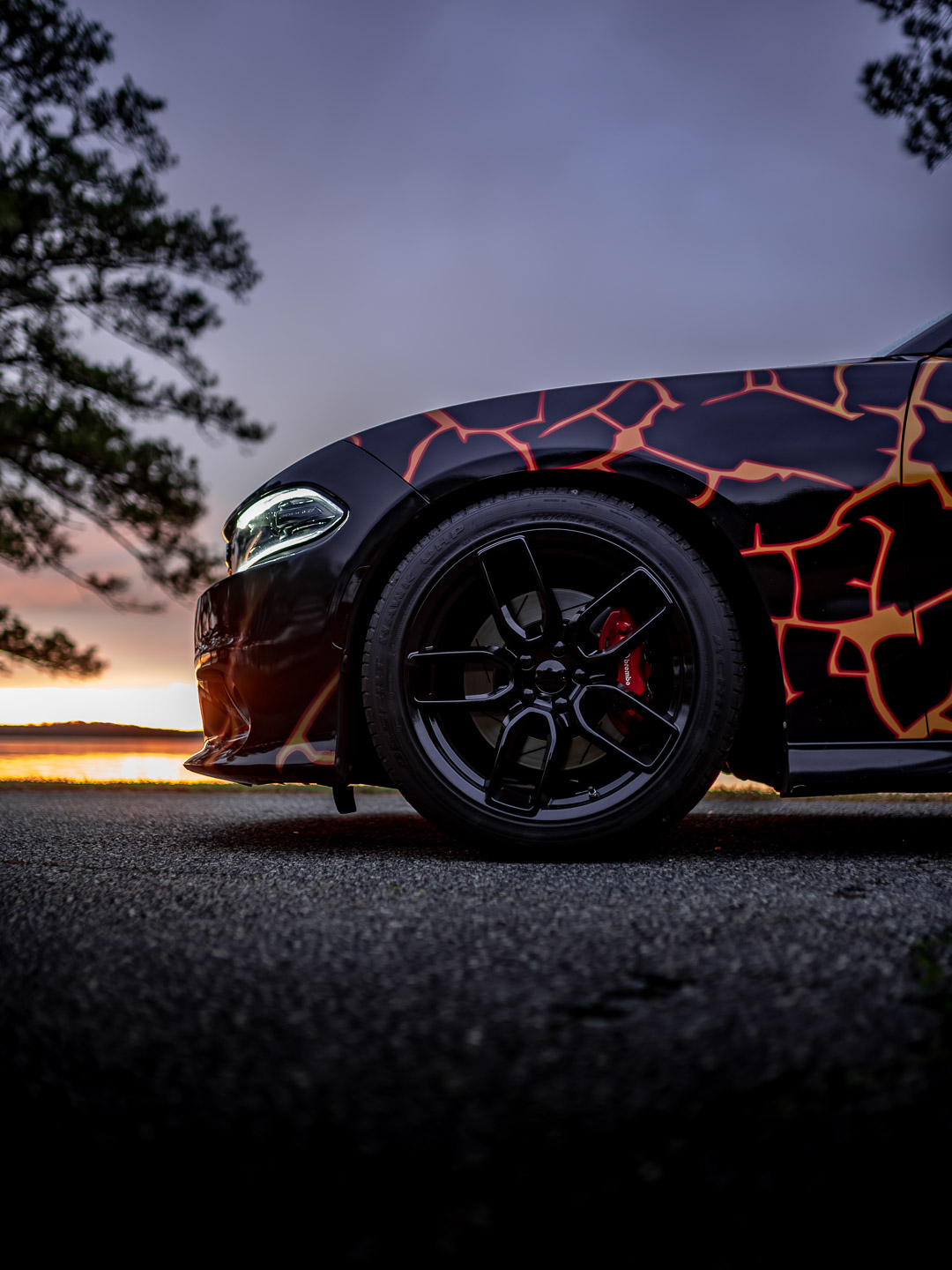 Dodge Charger Gloss Black FR 74