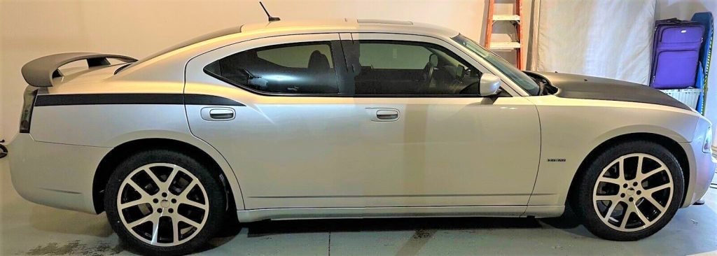 Dodge Charger 20x9 Black machine face FR 64