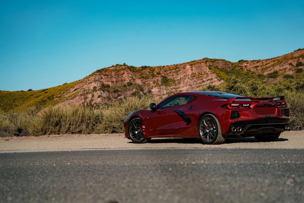Chevrolet Corvette Titanium Gray with a Dark Clear Coat