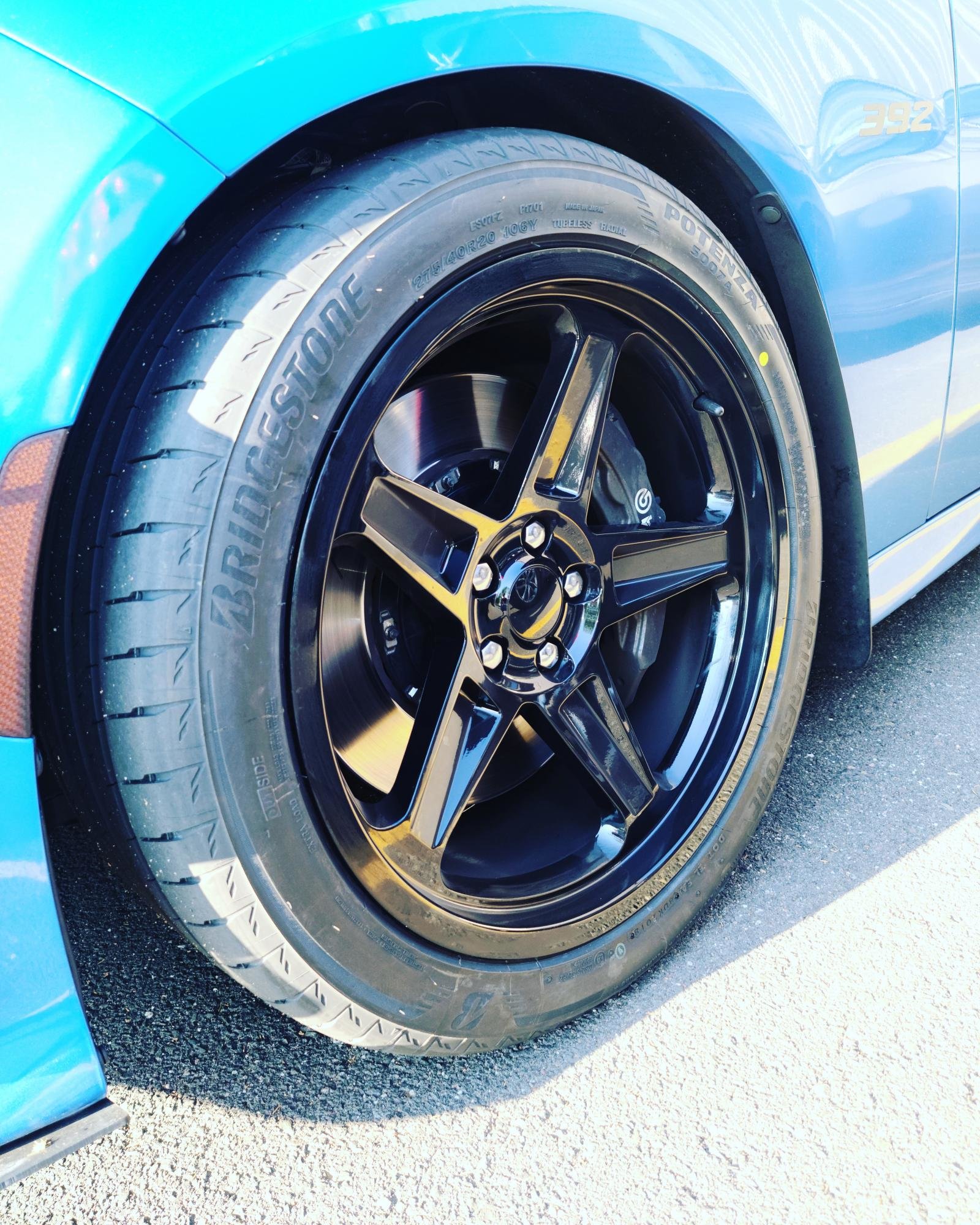 Dodge Charger 20x9.5 gloss black FR 73