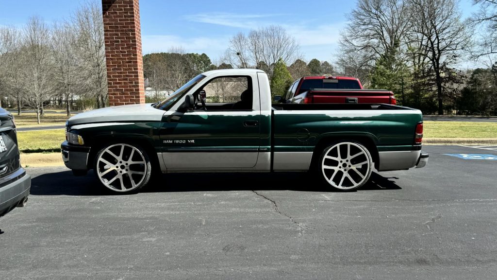 Dodge Ram 24x10 Black machine face FR 60