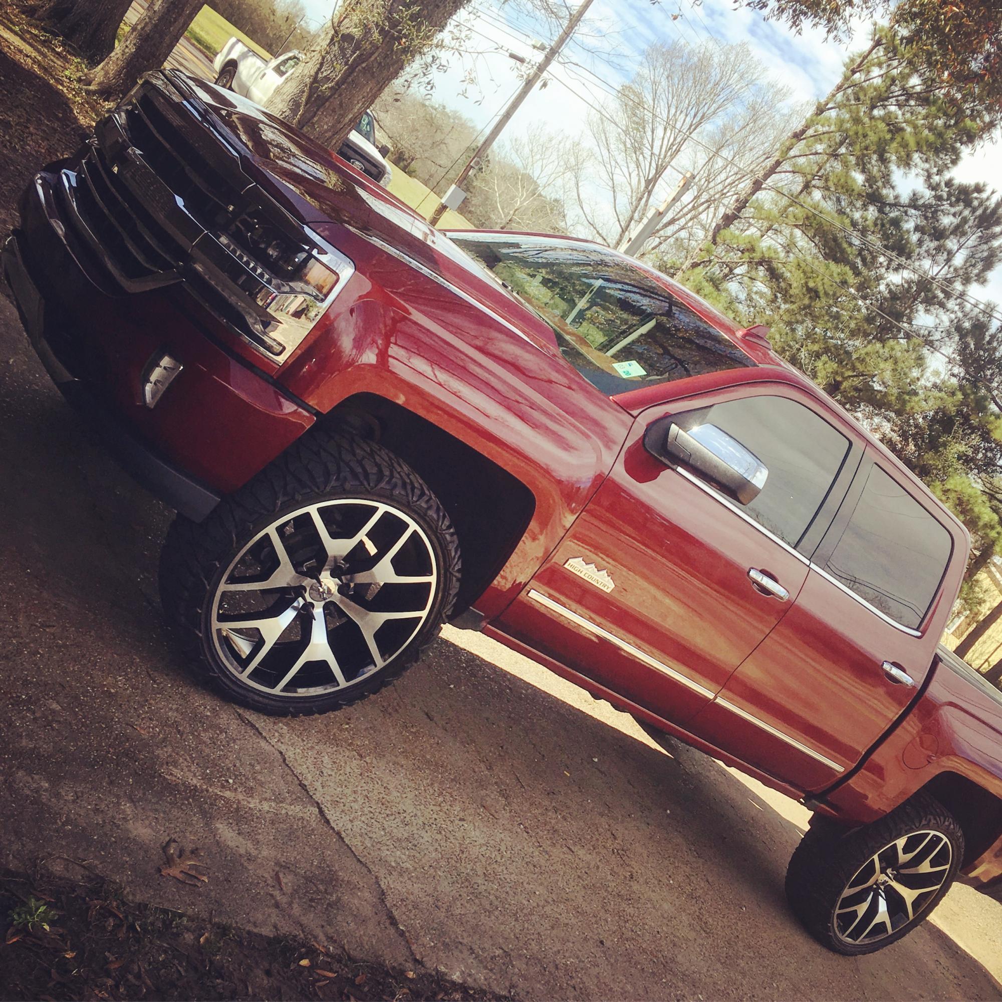 Chevrolet Sierra Black Machine Face FR 44