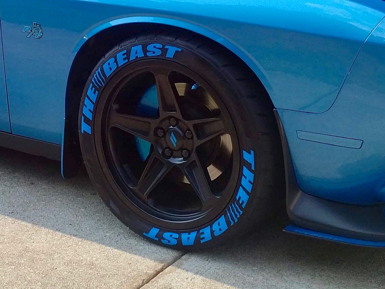 Dodge Challenger Satin Black FR 73