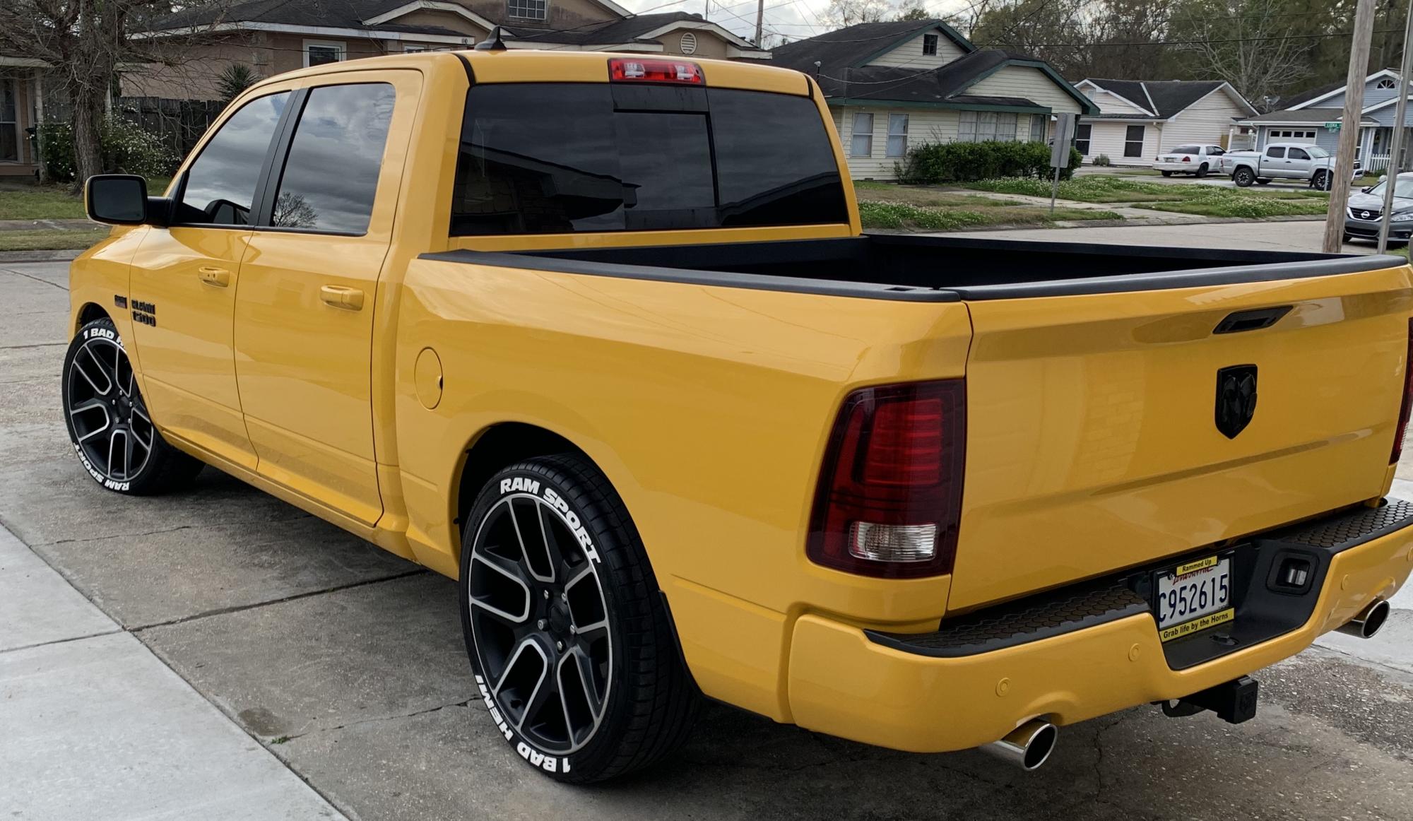 Ram Truck Ram 1500 Satin Black Machine Face FR 76