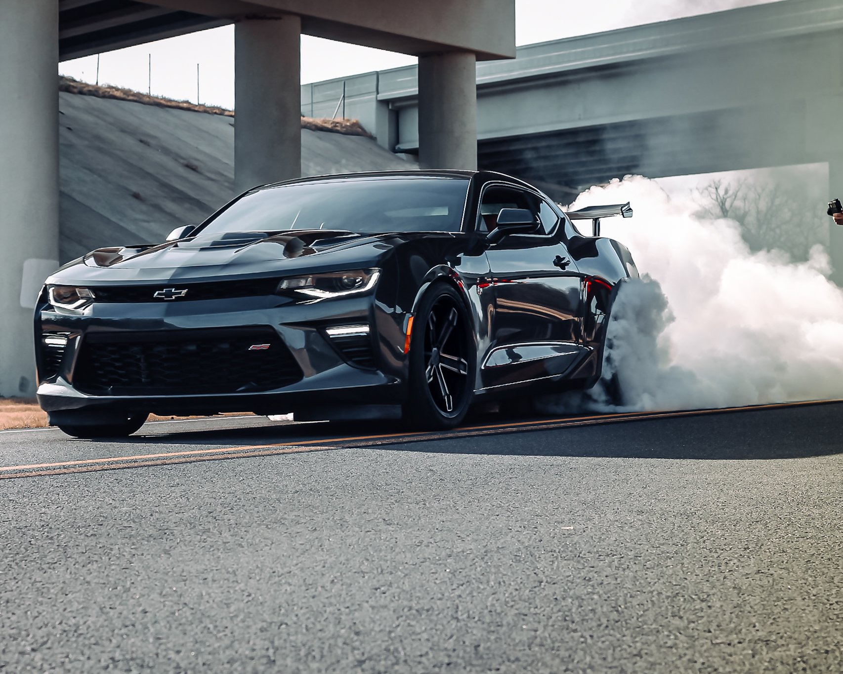  Satin Black Machine Face/Bronze Clear Coat Z10