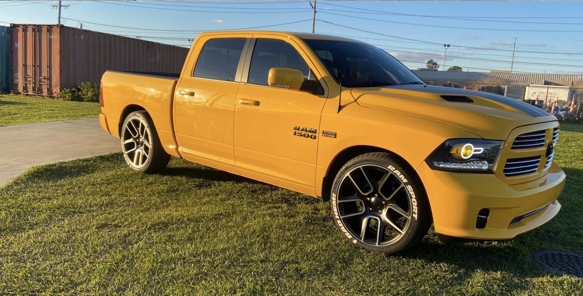 Ram Truck Ram 1500 Satin Black Machine Face FR 76