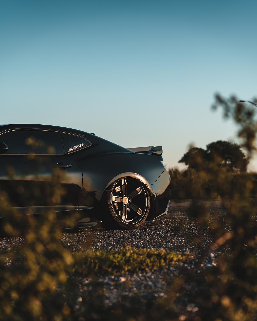 Chevrolet Camaro Satin Black Z 10