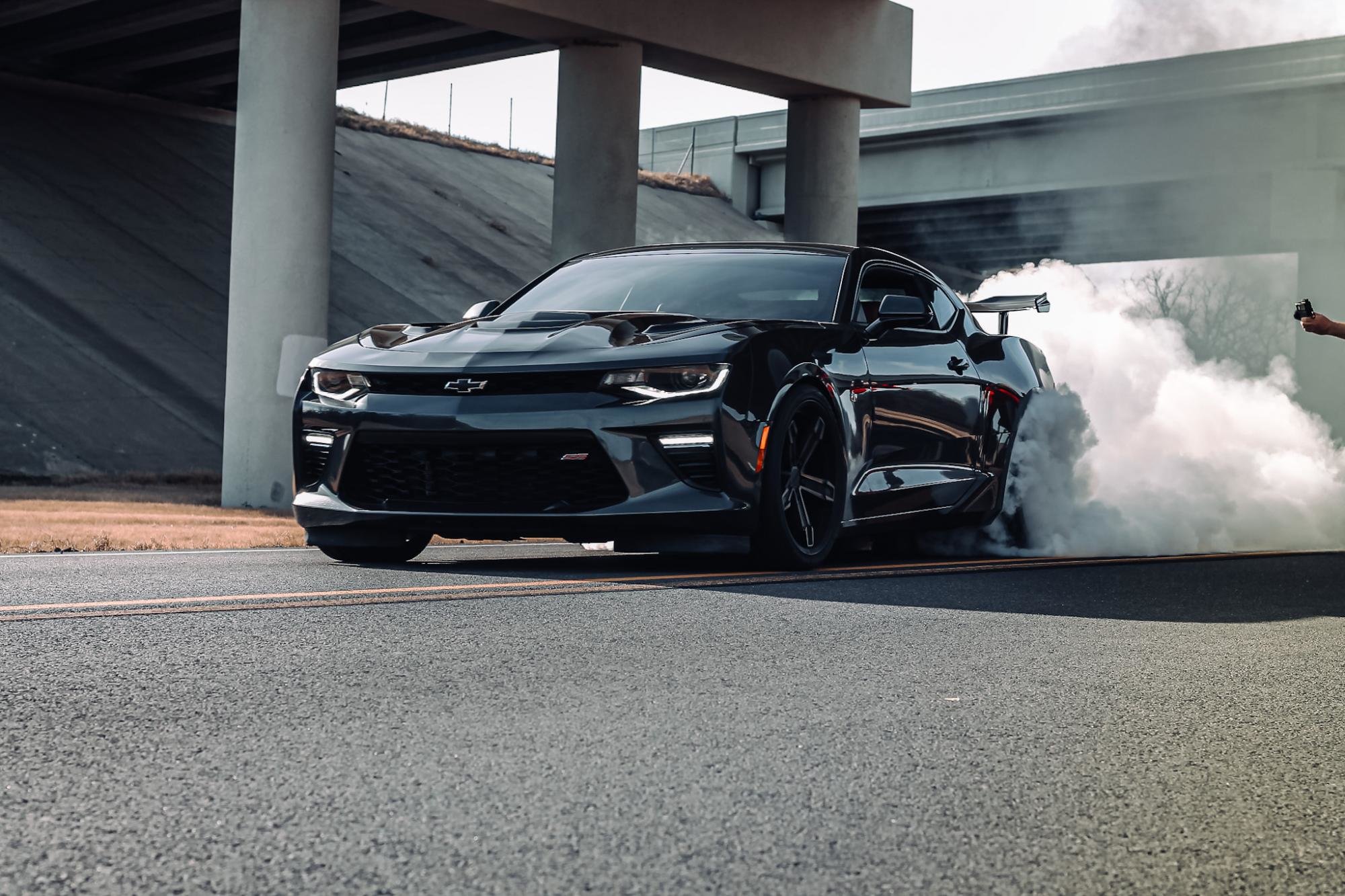 Chevrolet Camaro Black Machine Face Z 10