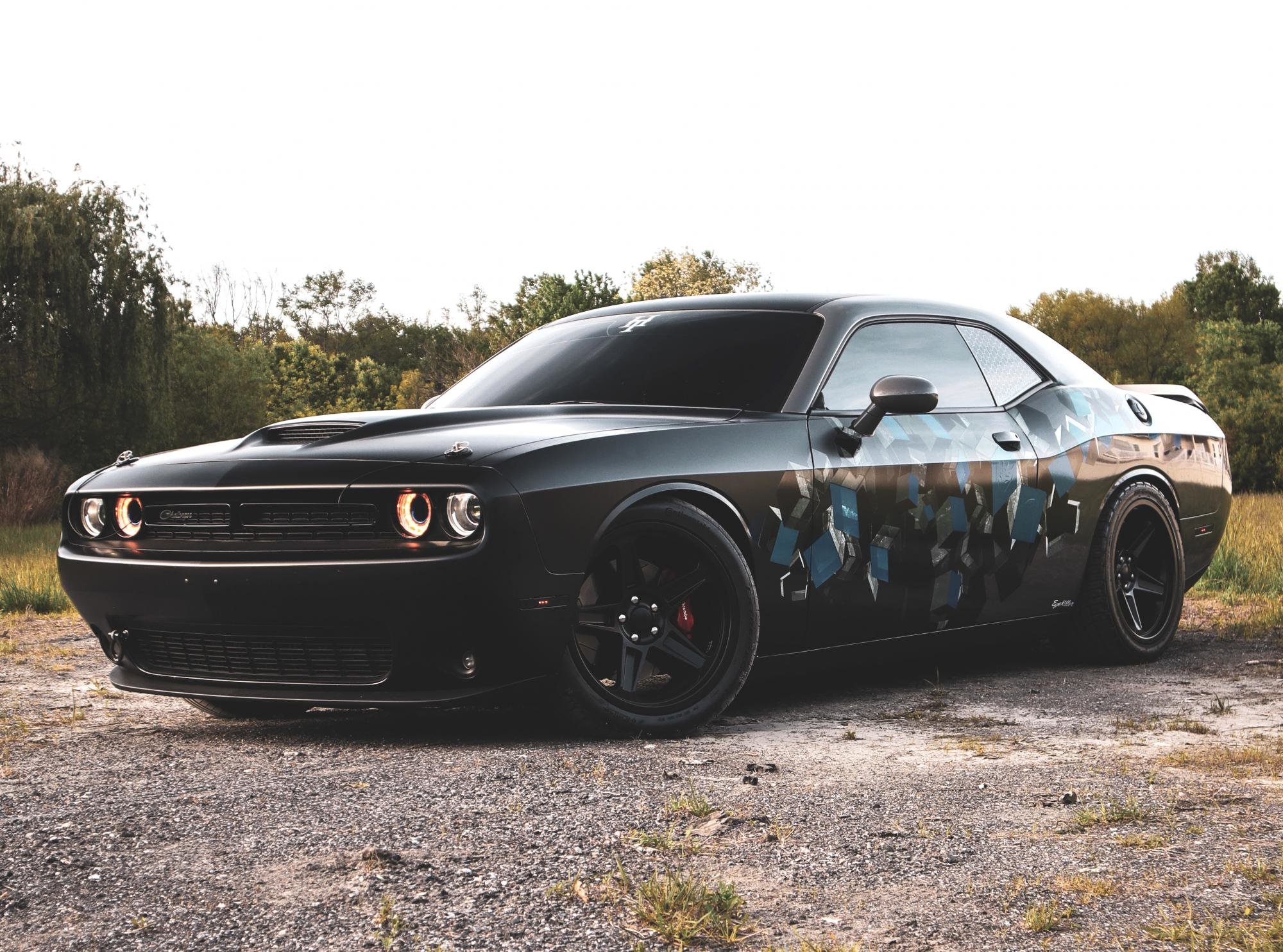 Dodge Challenger Satin Black FR 73